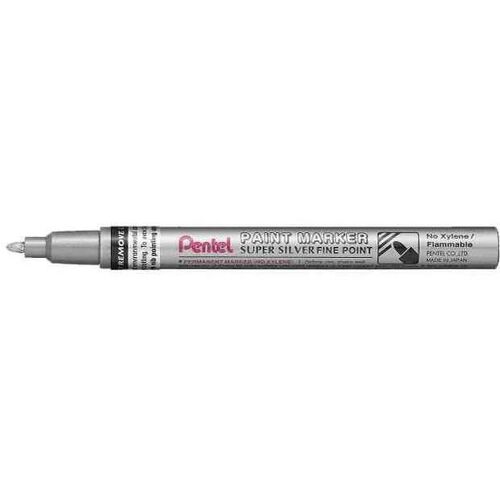 Pentel Marqueur Vernis Paint Marker Mmp10, Argent