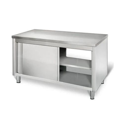 ARMOIRE DE TRAVAIL 1,4 M PROFESSIONNELLE - AVEC PASSE-PLAT - - EQUIPEMENTPRO