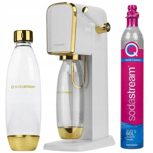 SodaStream Art White/Gold saturateur de carbonatation d'eau une bouteille