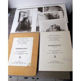 Musee Du Louvres Rembrandt Reproduction De 14 Dessins Publiés Par Andre Blum 1939