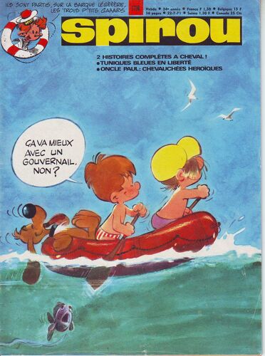 Spirou  N° 1736 Du 22/07/1971 -