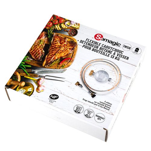 Kit Flexible + détendeur pour butane