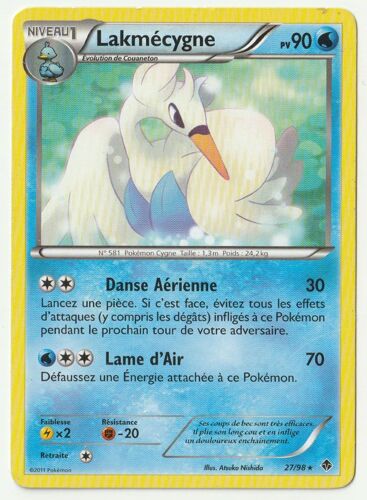 Carte Pokemon - Lakmécygne 27/98 - Pouvoirs Emergents Fr 