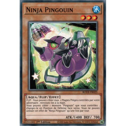 Yu-Gi-Oh! - Bode-Fr025 - Ninja Pingouin - Commune 1ère Édition