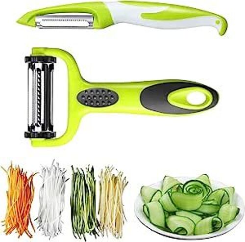 Eplucheur 2 Pieces Econome Legumes Eplucheur Multifonctions Eplucheur A Legumes Eplucheur Legumes Eplucheur Droit Eplucheur Epelucheur Legume Spaghetti Epluche-Legumes Multifonction