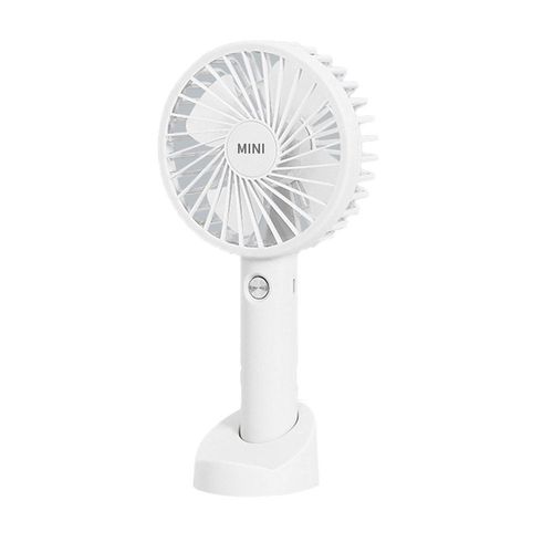 Ventilateur de poche Ventilateur à Main Portable à Batterie USB Rechargeable Blanc