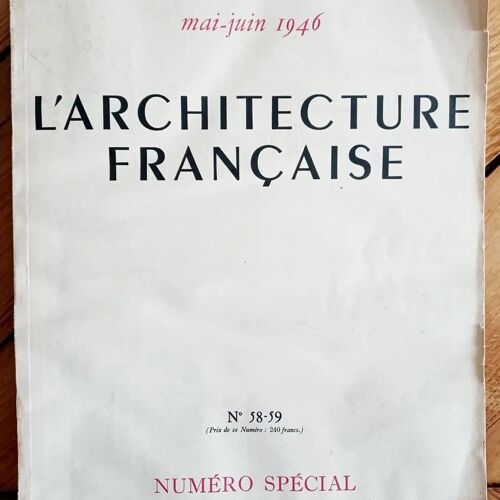 Journal L'architecture Française