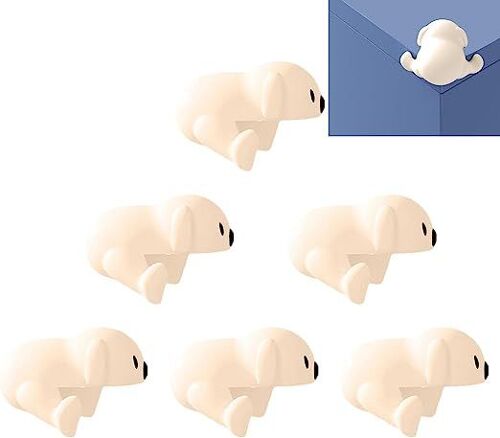 Gardes D'angle - Protecteurs De Bords Douces En Forme De Chiot, Coin Pare-Chocs, Coins De Table Bébé Jingan