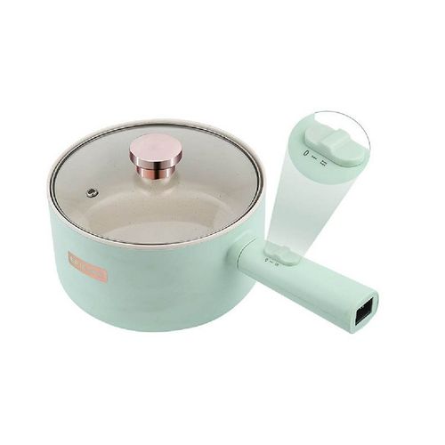 Casserole Électrique Intégrée À Long Manche,Casserole En Céramique Antiadhésive,Casserole De Cuisine Domestique De Dortoir,220v