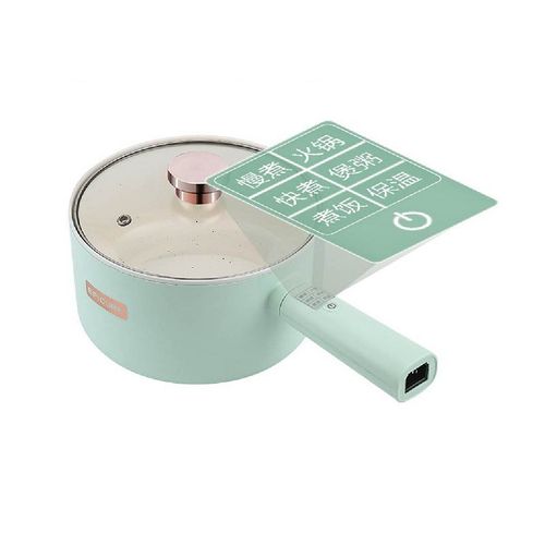 Casserole Électrique Intégrée À Long Manche,Casserole En Céramique Antiadhésive,Casserole De Cuisine Domestique De Dortoir,220v