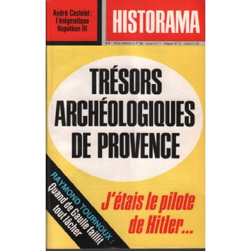 Revue Historama N° 285 / Tresors Archeologiques De Provence