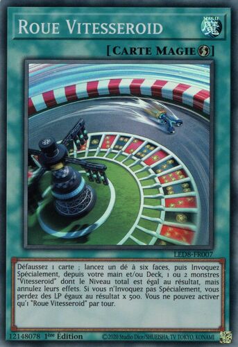 Yu-Gi-Oh! - Led8-Fr007 - Roue Vitesseroid