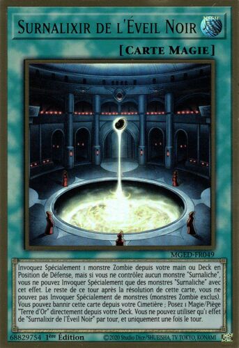 Yu-Gi-Oh! Surnalixir De L'éveil Noir : Pgr Mged-Fr049