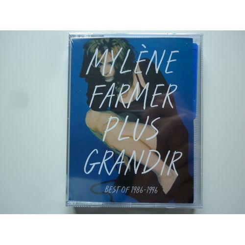 Mylene Farmer Double Cassette K7 Album Plus Grandir Best Of 1986 1996 Exclusivité En Couleur Bleu
