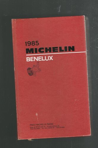 Guide Michelin - Benelux - 1985