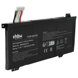 vhbw Batterie remplacement pour Machenike GK5CN-00-13-3S1P-0, GK5CN-00-13-4S1P-0 pour ordinateur portable (3400mAh, 11,4V, Li-polymère)