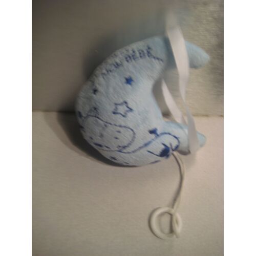 Doudou Musical Girafe Bleu Dors Bien Mon Bébé Novalac 2