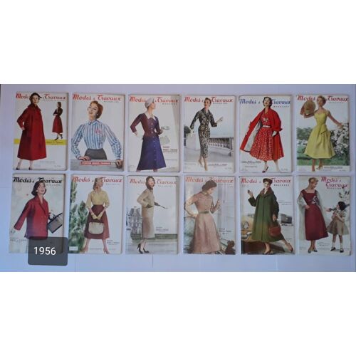 Collection Complète 1956 Modes Et Travaux