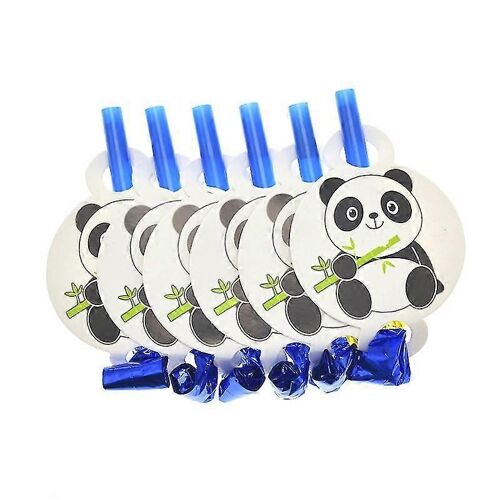 Panda Party Décorations Fournitures Joyeux anniversaire Bannière Ballons Panda Cake Toppers Et Sacs Cadeaux