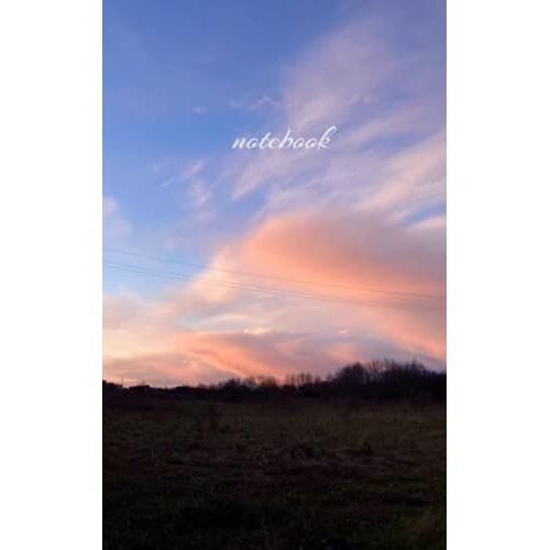 Eunoia Cloud Notebook: Beautiful Blue Sky European Landscapes Notebook Journal -80 Pages- Small (5x8) (Eunoia Cloud Notebook Collection Small (5x8))