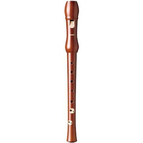 Hohner B9550 Flûte À Bec Soprano En Bois De Poirier, Doigté Baroque Avec Doubles Trous