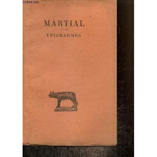 Epigrammes, Tome I (Livres I-Vii)