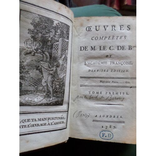 Oeuvres Complètes De M. Le C. De B*** De L'académie Françoise Dernière Edition