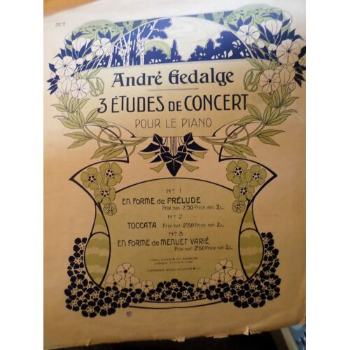 3 Etudes Pour Concert Pour Le Piano - Toccata