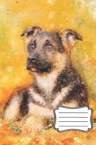 German Shepherd Dog Composition Notebook For Kids, Teens, Students And Dog Lovers: Gsd Journal With Plenty Of Lined, Blank Pages To Provide Space For Creative Self-Expression
