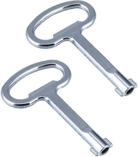 Clés d¿armoire électrique Boîte de compteur d¿armoire électrique en métal Clés de sécurité Argent