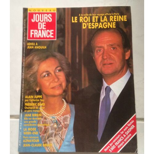 Jours De France - Le Roi Et La Reine D'espagne - J Birkin-Aznavour-J C Brialy-Fr Dard 1710 