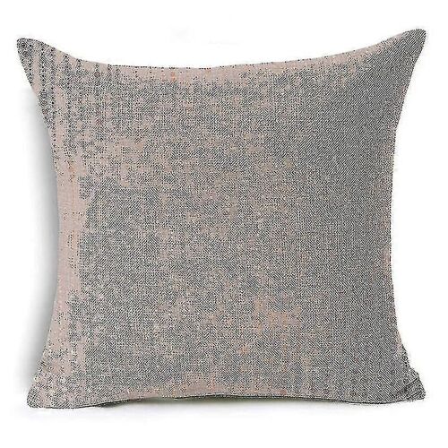 Motif Dégradé Rose Lin Coussin Housse Canapé Housse Housse Chambre Taie d'Oreiller Chambre