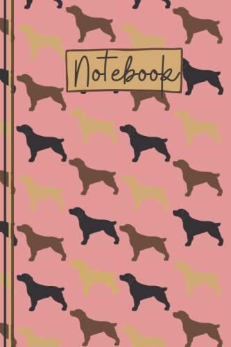 Cocker Spaniel Notebook: Cute Cocker Spaniel Lined Journal, The Perfect Novelty Spaniel Gift For A Spaniel Lover Or Dog Owner - Pink