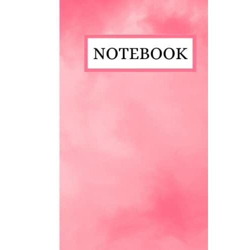 Notebook: Cute Pink Clouds Notebook Stark Lined Journal
