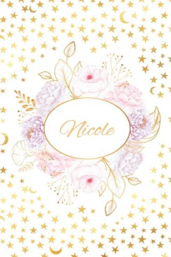 Nicole: Lined Notebook With Personalized Name Nicole: 6x9 120 Pages - Personalized Name Gift, School Gifts, Gift Nicole Notebook(Art-2): Nicole: Lined ... - Personalized Name Gift, School Gifts Nicole