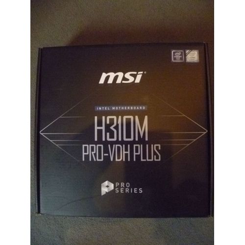 MSI H310M Pro-VDH Plus Carte mère Intel® H310 LGA 1151 (Emplacement H4) Micro ATX