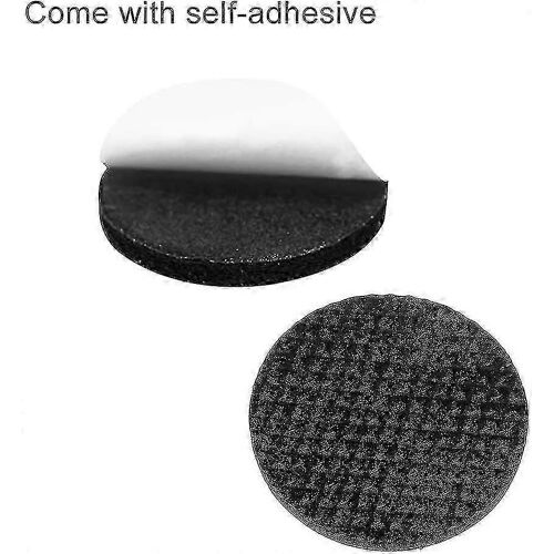 Antidérapant Caoutchouc Pieds Pads Circulaire Noir Auto-adhésif Meubles Préhenseurs Caoutchouc Pieds Canapé Bouchons40pcs Noir