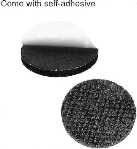 Antidérapant Caoutchouc Pieds Pads Circulaire Noir Auto-adhésif Meubles Préhenseurs Caoutchouc Pieds Canapé Bouchons40pcs Noir