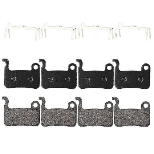 4 Paires De Plaquettes De Frein En Résine De Vélo Vtt Compatibles Shimano Deore M596 M595 M535 Ju