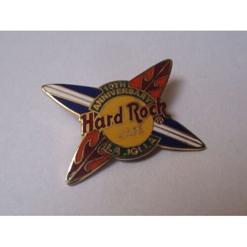 Broche Hard Rock Cafe La Jolla - 10th Anniversary 