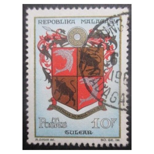 Madagascar N°389 Armoirie Oblitéré