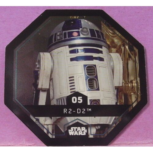 Star Wars -  N°05 /54 -  " R2-D2 " - Jeton Cosmic Shells / Leclrec / Lucasfilm Ltd