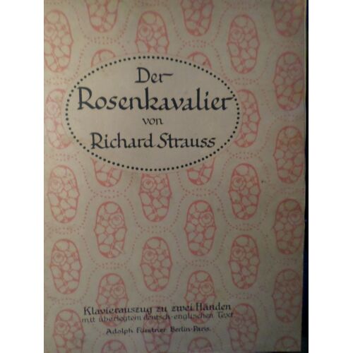 Der Rosenkavalier Concert Waltz, Piano Duet (Singer)