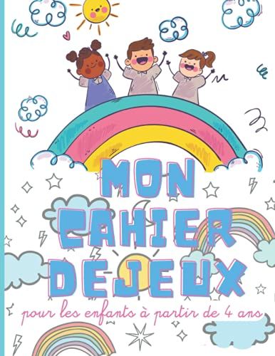 Mon Cahier De Jeux Pour Enfants Dès 4 Ans: Permet D'occuper Les Enfants Grâce Aux Nombreux Jeux Présent Dans Ce Carnet / 92 Pages De Jeux Et De ... Point À Point , Jeux Des Différences......),