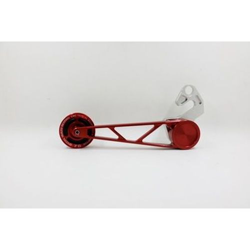 Tendeur De Chaîne De Vélo Pliable P Line,Stabilisateur De Chaîne De Vélo Bromsilice,Tline,7v - Type Silver Red