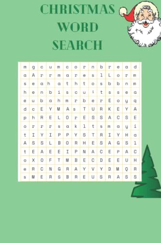 Christmas Word Search For Kids: Ages 7 & Up