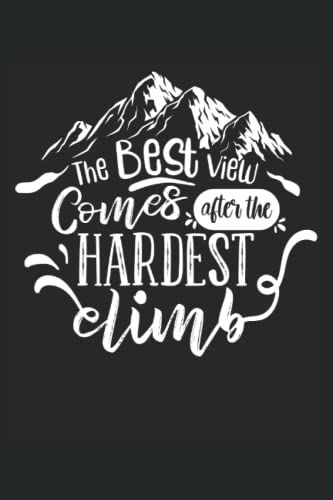 The Best View Comes After The Hardest Climb: Blood Pressure Diary To Fill In And Log Blood Pressure - High Blood Pressure Accessories And Gift - Logbook 6x9 110 Pages