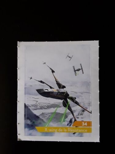 Image Autocollante Leclerc Star Wars 34 - X-Wing De La Résistance
