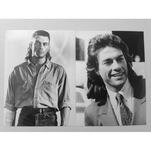 Lot 2 Photos Jean Claude Van Damme Format 18x24cm