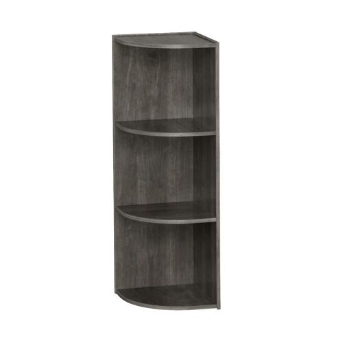 Iris Ohyama, Armoire en bois avec étagères, Modulable,Bureau, Salon, Chambre - CX-23C, L89.2 x P30.2 x H10.2 cm, Chêne Noir